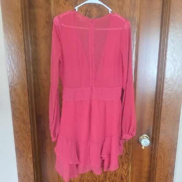 Tarta Ruffled Dress By For Love And Lemons Size L Mini Dress - Picture 6 of 7